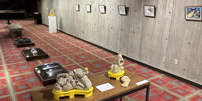 Art Exhibit in the Lower Lobby of Meany Hall