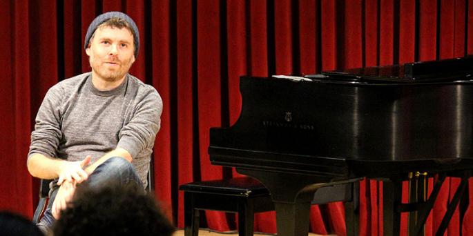 Gabriel Kahane lecture with piano